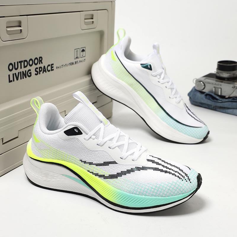 7PRO Running Shoes Men's Carbon Board Racing Shoes 6 Students Big Children Ultra-light Summer Breathable Sports Shoes Women