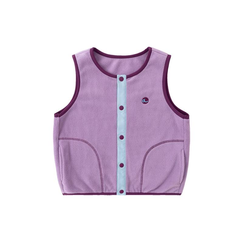 Children s Anti-static Fleece Vest 80 темно-синий