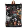 Rod Wave Hip Hop Rapper Blanket Cover Singer Last Lap Album Flannel Throw Blanket Portable Lightweight Multi-function Thin Quilt
