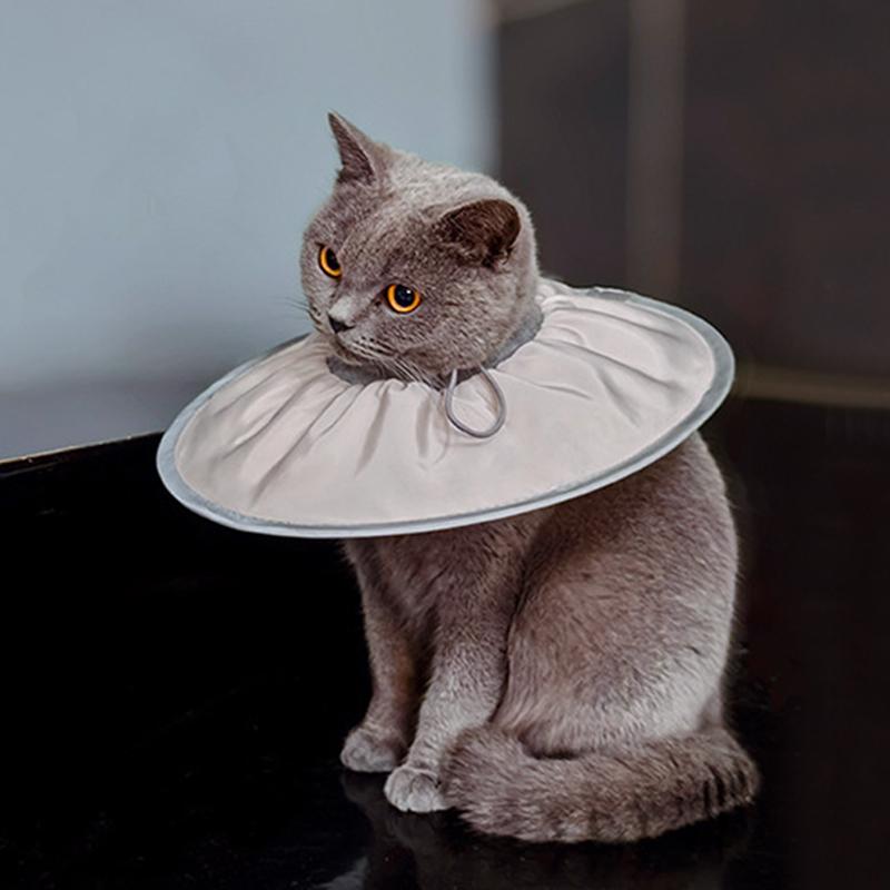 Cat Elizabethan Adjustable Collar Pet Dog Neck Cone Recovery Collar Anti-bite Protective Medical Neck Ring Pet Recovery Collar