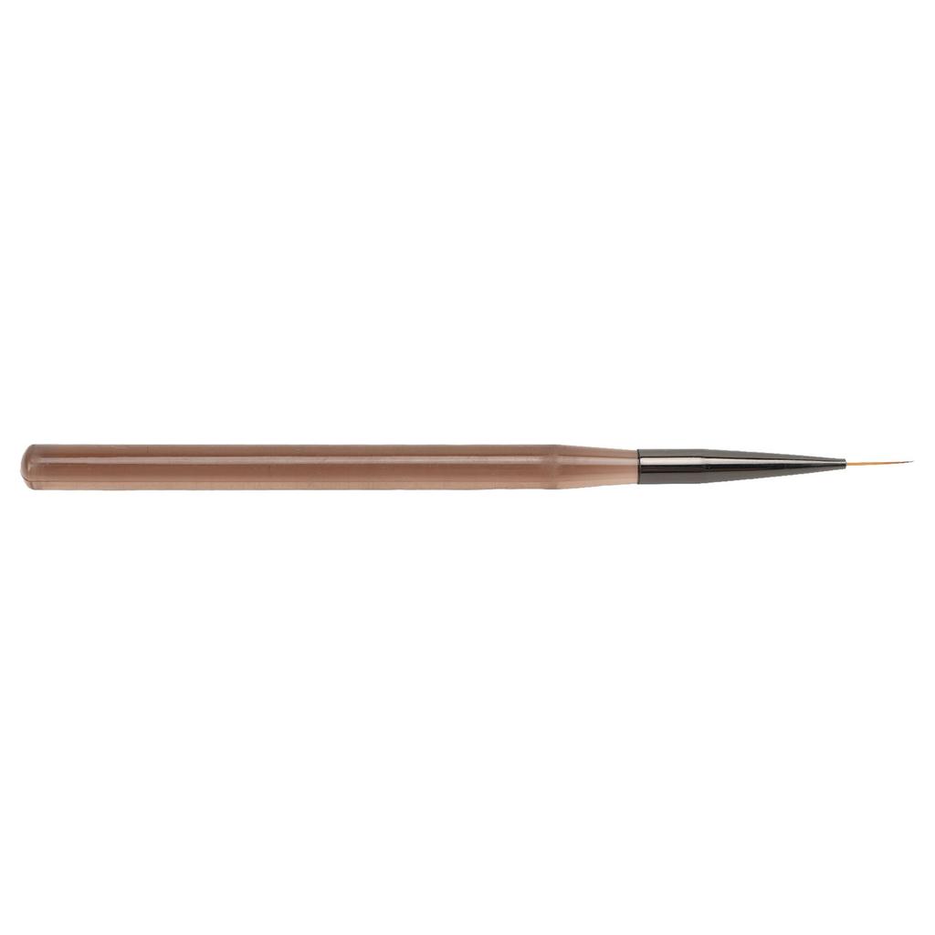 Nail Liner Brush Professional Rough Rod Nail Art Drawing Brush Transparent Coffee