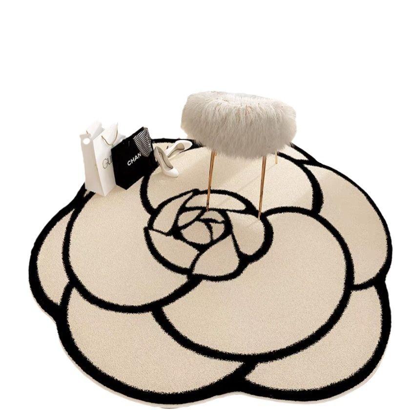 Irregular Circular Living Room Carpet Bedroom Bedside Carpet Dressing Room Study Room Swivel Chair Floor Matc