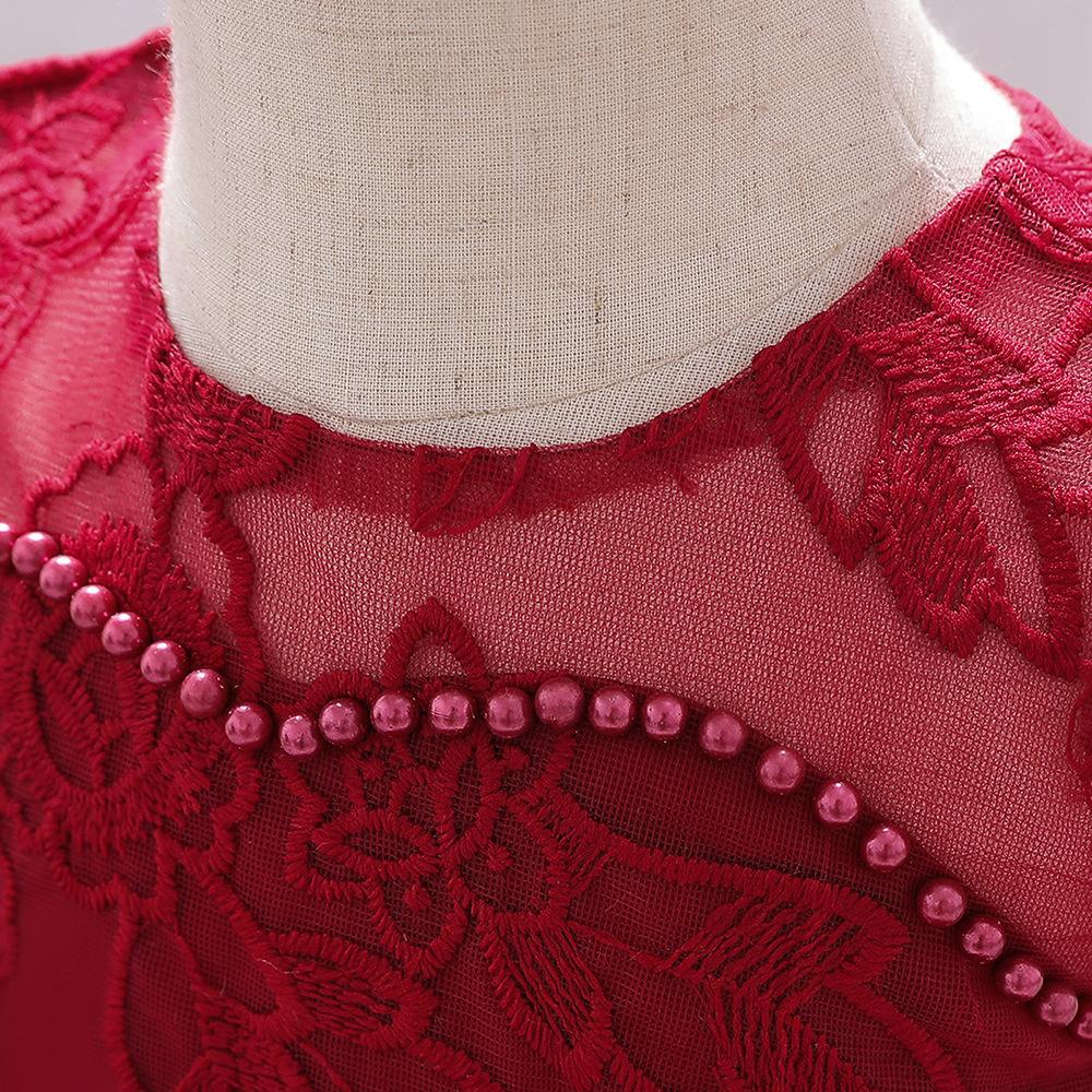 Novorozené dívky večerní společenské šaty pro 0 1 2 roky Flitr bez zad Elegantní svatební narozeninové formální šaty princezny Dívčí soutěžní šaty