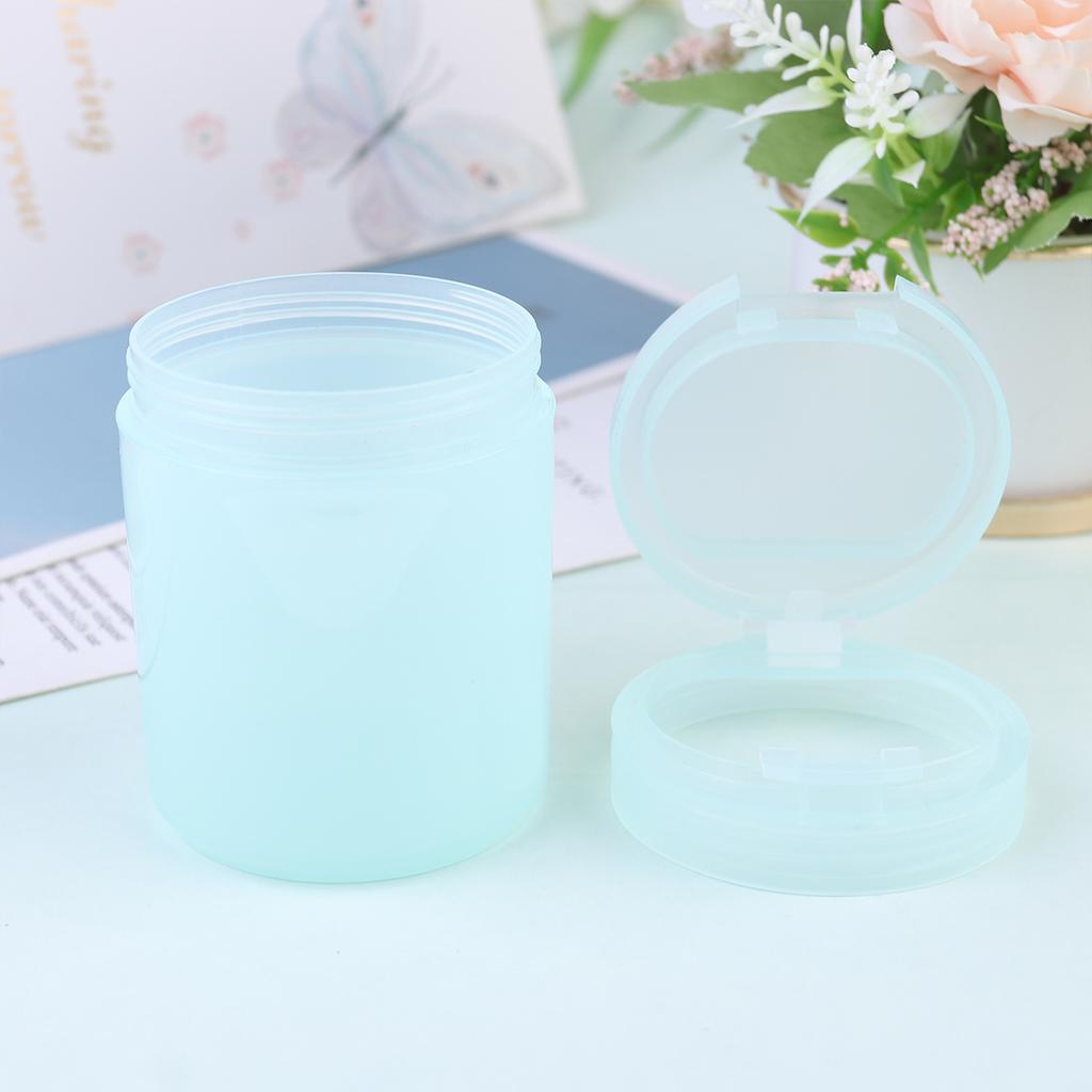 Cotton Swab Storage Box Lightweight Plastic Candy Color Pressable Lid Easy Organization Bathroom Vanity Table Cotton Storage