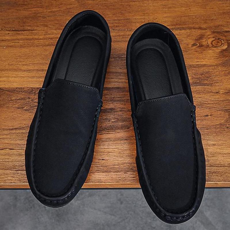 FashionFashion Men Casual Moccasins slip on Loafers Youth Boys Men Luxury Brand Moccasins outdoor breathable Shoes men moccains