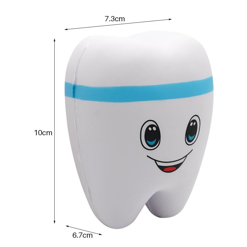 Teeth Shape Toy Slow Rising Stress Gift For Children Cute Cartoon Squishy Squish Antistress Kids Toys Dentist Gift