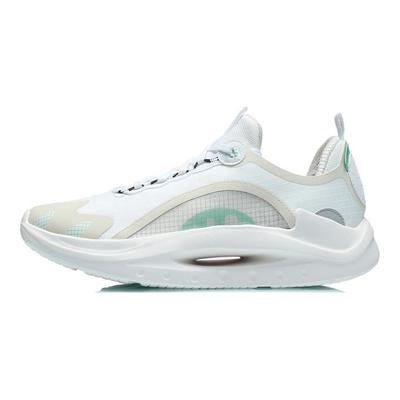 Li Ning Tian Qi Low Top Running Shoes Men Running Shoes White Green ARYR005-1