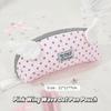 Mehrschichtige Stifttasche Polka-Dot-Print Federmäppchen Ins Federmäppchen Schulbedarf