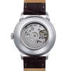 ORIENT Men's TRN-AP0105Y (Classic Bambino Men's Leather) Round Watch Brown Stainless Steel