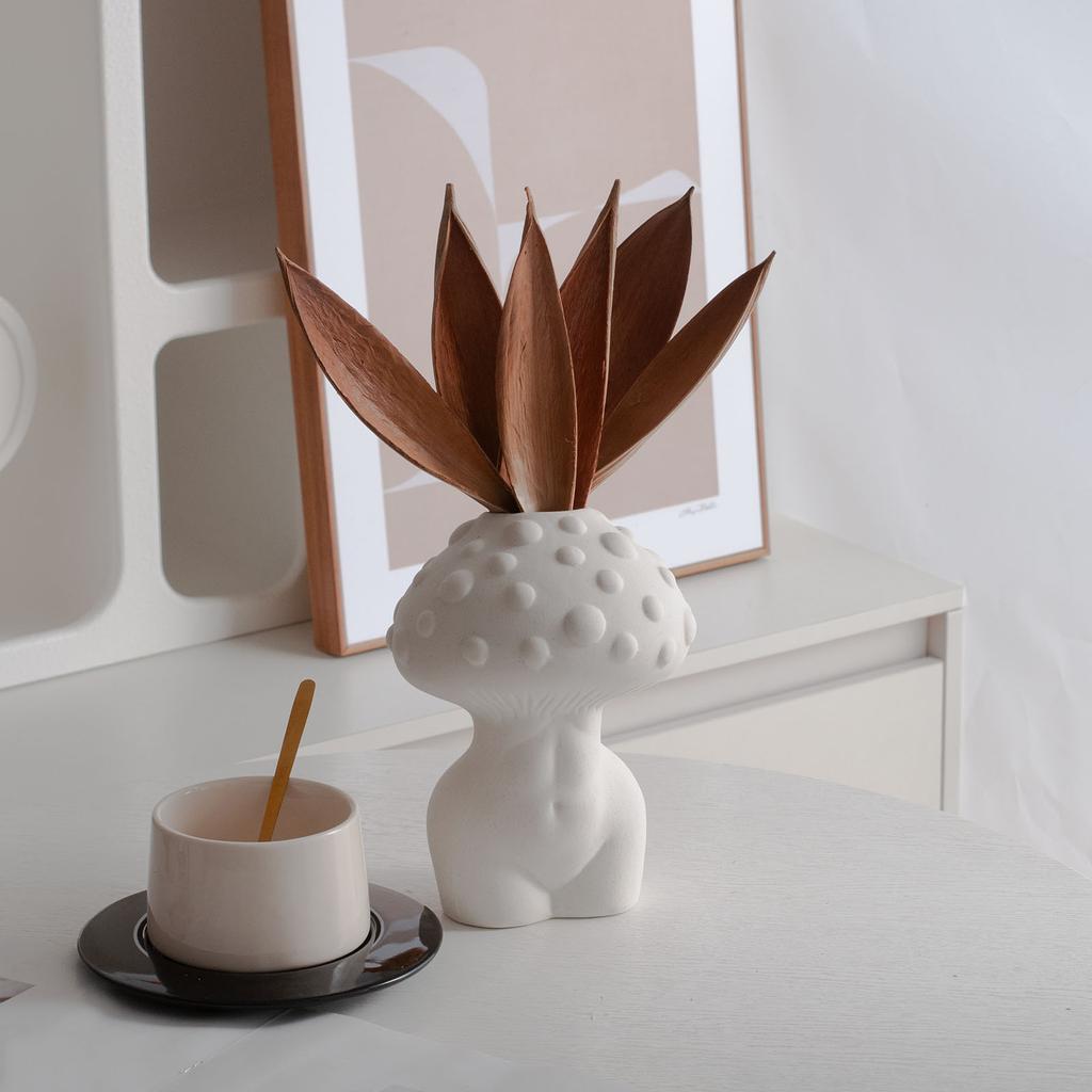 Kreative Körper Vase Keramik Hydrokultur Vase Blume Anordnung Wohnkultur Desktop Ornamente Garten Dekoration