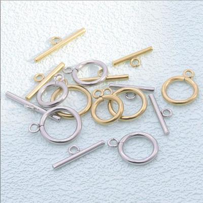 5-10 Sets Stainless Steel OT Clasps Connectors Toggle Clasps for Bracelets Necklaces Hooks DIY Jewelry Making Accessories