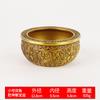 Brass Universe Pisces Treasure Office Home Craft Ornament Copper Bowl