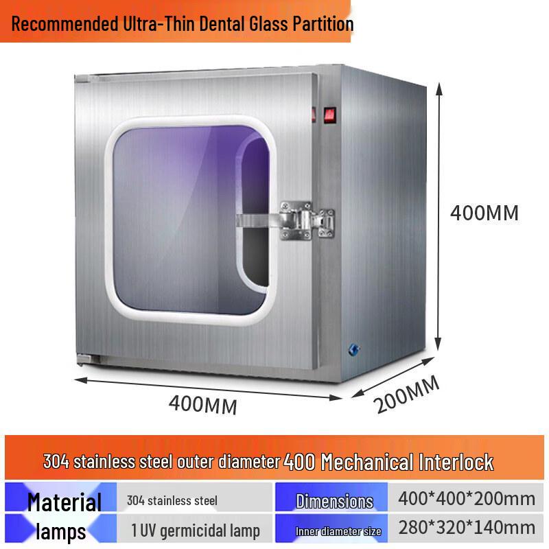 Aokewen 304 Stainless Steel Double Interlock Pass Box