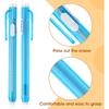 12 Pcs Erasers Pen-Style Set, Durable 6 Retractable Click Eraser Pen Shell + 6 Eraser, Good Cleaning Effect Erasers for Kids Students Artist Painting