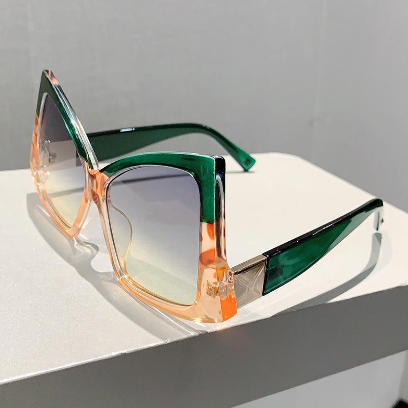 Big Frame Luxury Brand Designer Butterfly Sunglasses Women For Female Fashion Vintage Sun Glasses Punk Shades Travel Eyeglasses