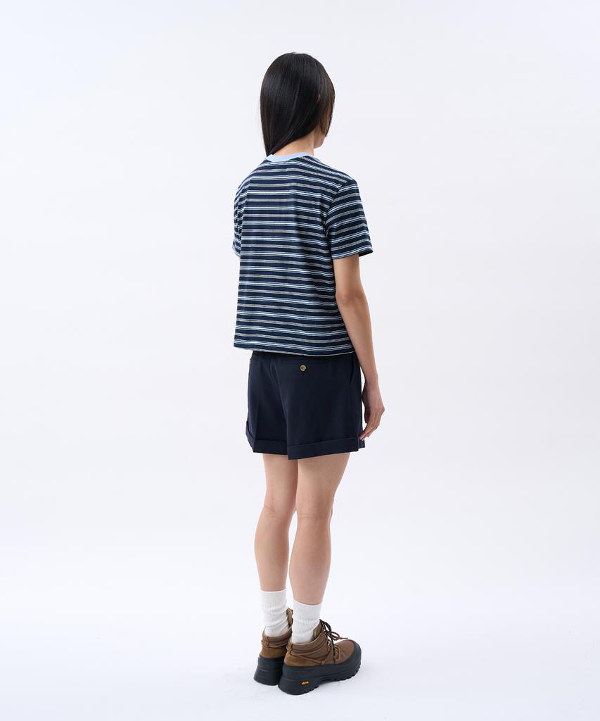 Aepeuteopeulei [Women] Savannah Striped T-Shirt Navy
