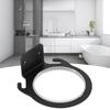 Black Hair Dryer Holder Wall Mounted Hair Dryer Hanger Cord Storage Hair Dryer Rack  Home Storage
