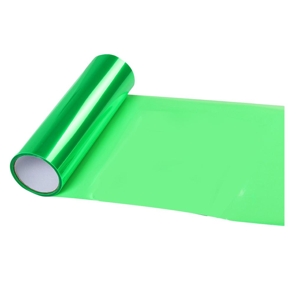 Yellow Car Tail Fog Head Light Headlight Tint Film Cover 30x60cm