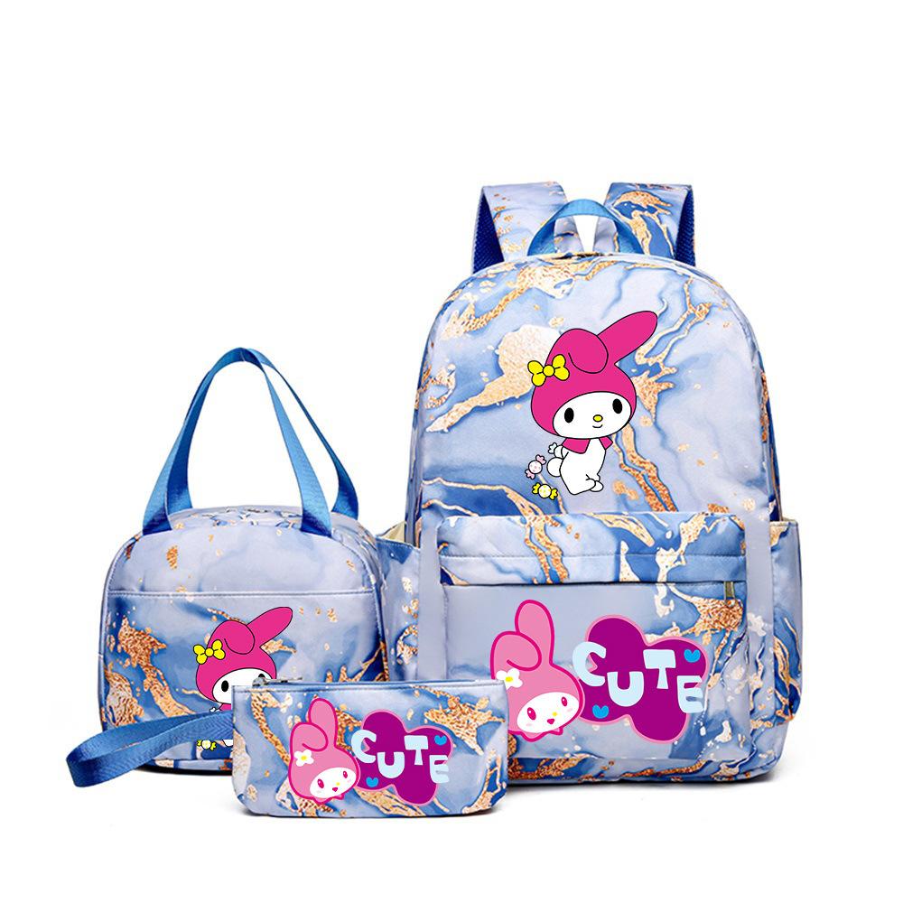 Student Schoolbag Large-Capacity Printing Junior High School College Student Casual Simple Backpack