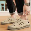 Summer Men's Leather Sandals Outdoor Hollow Beach Sandals Casual Shoes