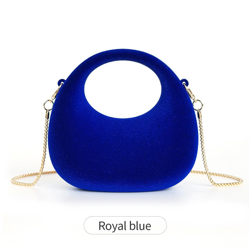 Stylish Mini Velvet Evening Bag Womens Chain Crossbody Bag Wedding Party Shoulder Bag Luxury Designer Evening Handbag Coin Purse