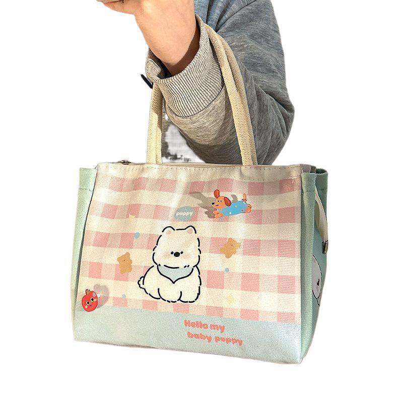 Niedliche Isolierte Lunchtasche mit großem Fassungsvermögen und Alufolie für Schüler und Büroangestellte