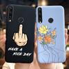 For Huawei Y6P Y7P Case 2020 New Fashion Butterfly Flower Painted Phone Cover For Huawei Y7P Funda Y 7P Y 6P HuaweiY6P Soft Capa