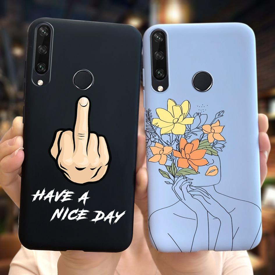 For Huawei Y6P Y7P Case 2020 New Fashion Butterfly Flower Painted Phone Cover For Huawei Y7P Funda Y 7P Y 6P HuaweiY6P Soft Capa