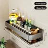 Tinle Kitchen Wall-Mounted Storage Rack with Knife Holder