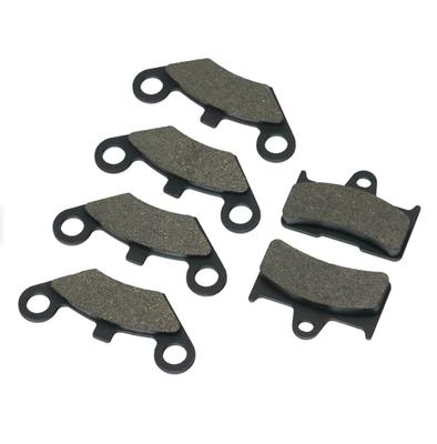 0.40u-0.45u Front 4x+Rear 2x Semi-metallic Non-asbestos Brake Pad for KAWASAKI