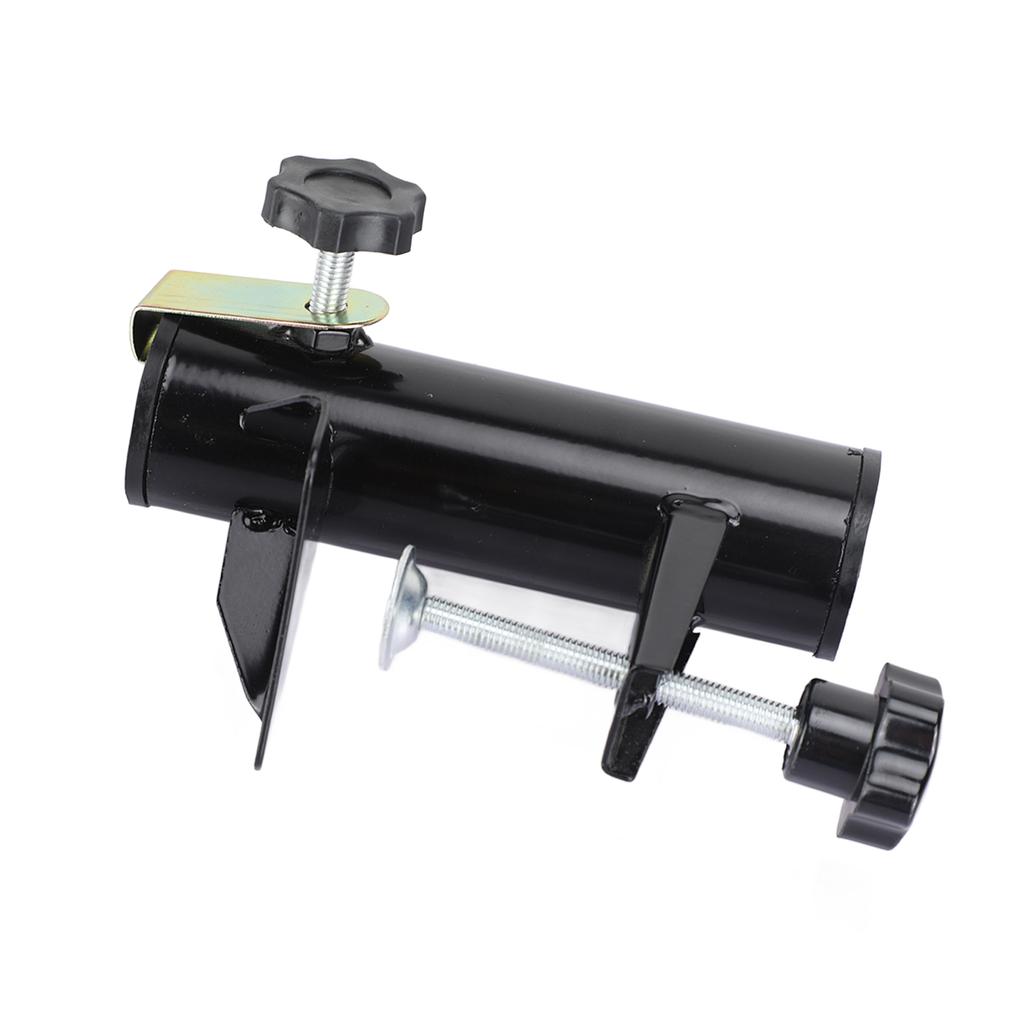 Umbrella Clamp Steel Outdoor Stable Umbrella Clip for Garden Yard Fishing Rod Black