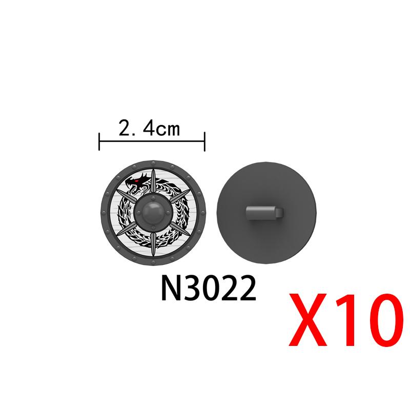 Mittelalterliche Militärburg Ritter Bausteine Reitpferd Wolf Bär Elefant Tier Weste Waffe Fahne Sattel Spielzeug Ziegelstein Geschenk A06