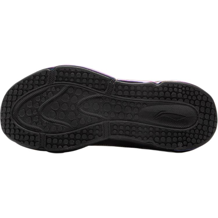 Li Ning Kids Sports Lifestyle Series Comfortable Versatile Shock Absorbing Durable Low Top Kids Running Shoes Men Running Shoes Black YKCV012-1