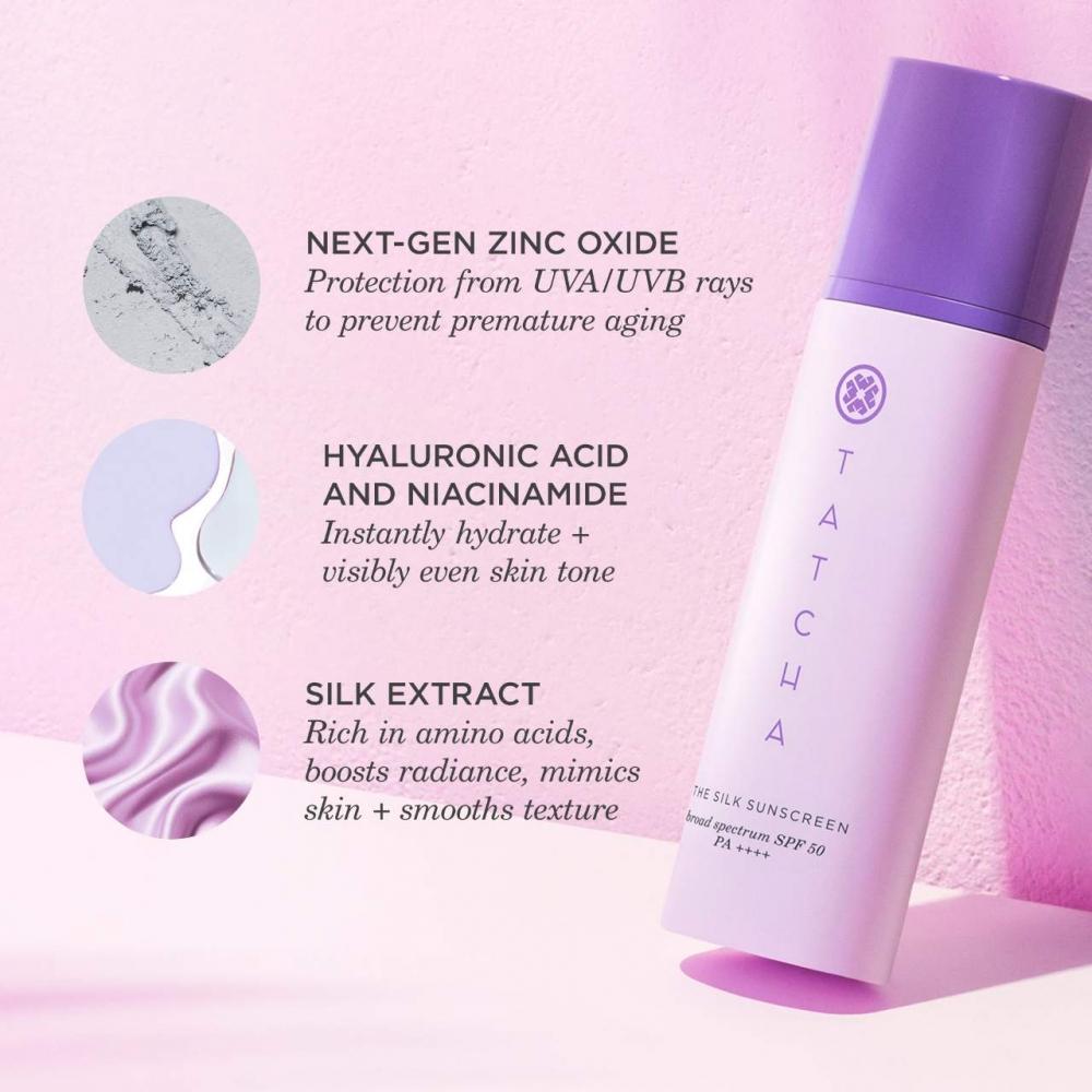Tatcha The Silk Sunscreen LSF 50 Gewichtsloser Mineralischer Sonnenschutz 0,5 15 ml 0,5 15 ml