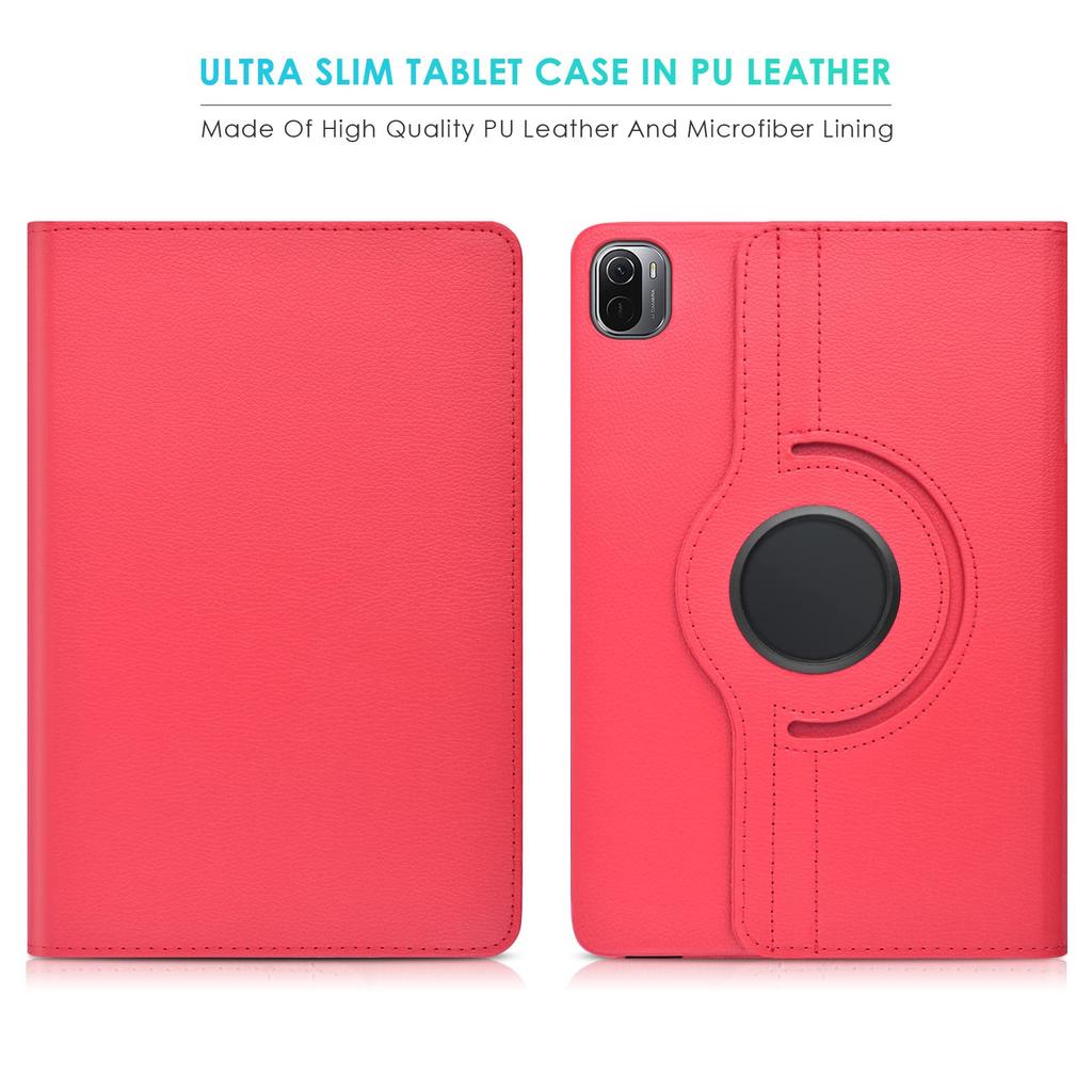 Case for Xiaomi Pad 5/Mi Pad 5 Pro 11" Tablet 2021 Leather Protective Case with Sleep/Wake Function and 360 Rotating Stand Case