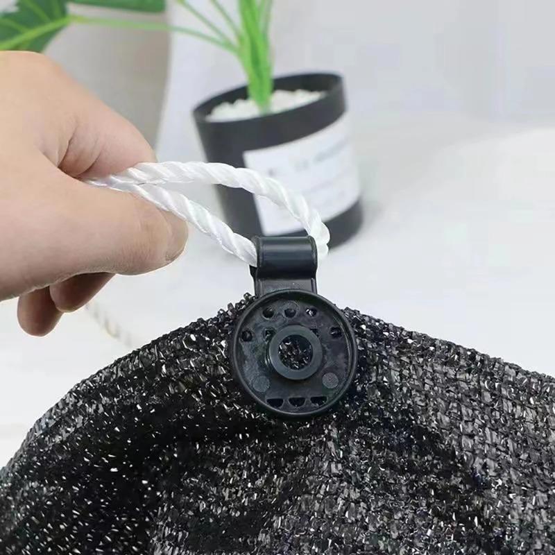 30-100pcs Shade Cloth Clips Heavy Duty Lock Grip Greenhouse Film Clip Hang Expand Instant Grommet Sunshade Net Fix Clips Tool