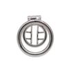Stainless Steel Chastity Device Chastity Lock with Mini Short Hollow Design Men's Penis Lock Cage CB Wear Outside