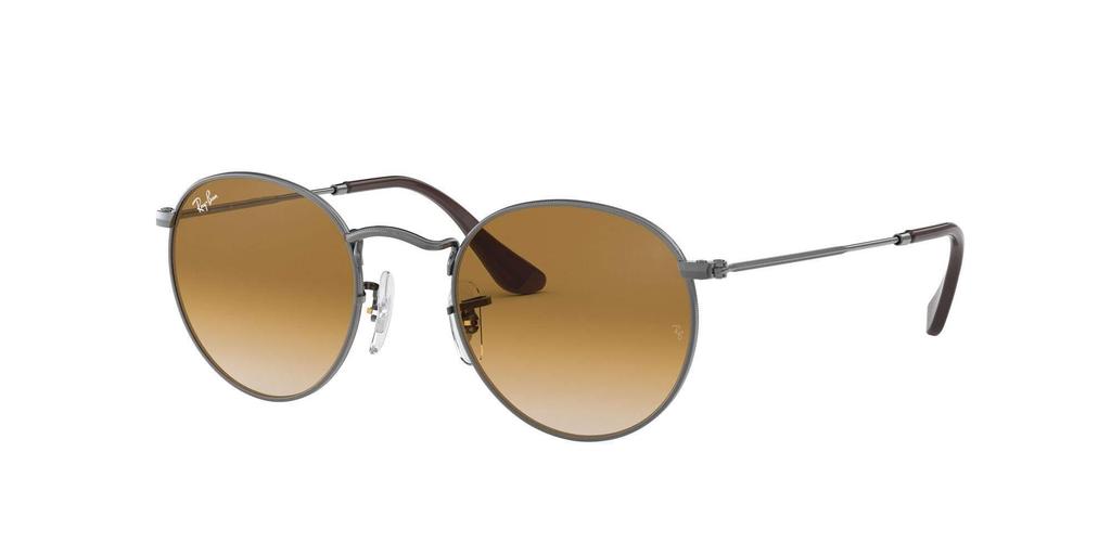 Sunglasses 0RB3447N ROUND METAL CLEAR GRADIENT BROWN 53 Ray-Ban 004/51