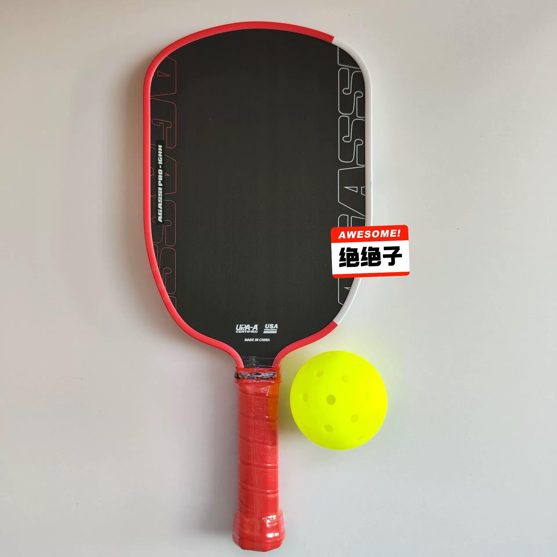 16mm Thick Pickleball Paddle Red Black