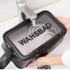 Trendy Large-Capacity PU Makeup Bag Set: Portable Three-Piece Cosmetic Organizer