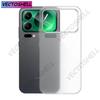 Geometric Case For Xiaomi 17 Pro Max Mi 17 17Pro 5G Matte Transparent Stripe Slim Cover Simple Stylish Shell Bumper