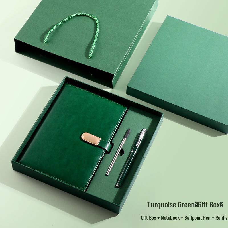 Customized Business Notebook Gift Set with Logo for Corporate Meetings and Client Souvenirs