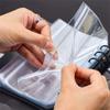 Clear PVC Loose Leaf Pouch Compatible with A5 A6 A7 Ring Binders Flat Pull Design for Easy Access Durable Plastic Material