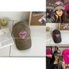 Stylish Heart Patch Baseball Hat For Summer Adjustable Size Breathable Design