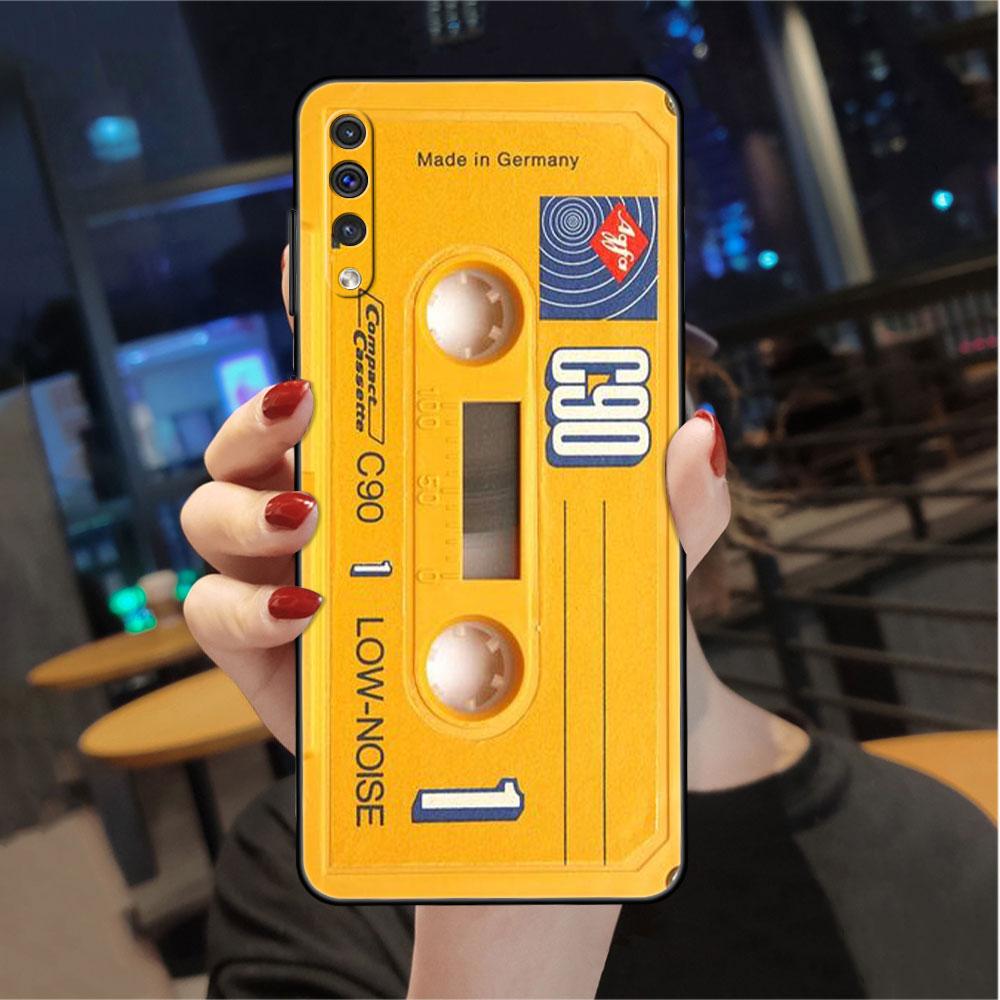 Hülle für Samsung Galaxy A50 A70 A30 A20s A20e A10 A40 A10s A10e M52 M51 M31 M30s M21 Telefonabdeckung Magnetische Radiobandkassette