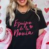 Team Bride Bridesmaid T-Shirt Spanish Girls Bachelorette Hen Party for Women Blouses Single Farewell Tops Bridal Wedding Tees