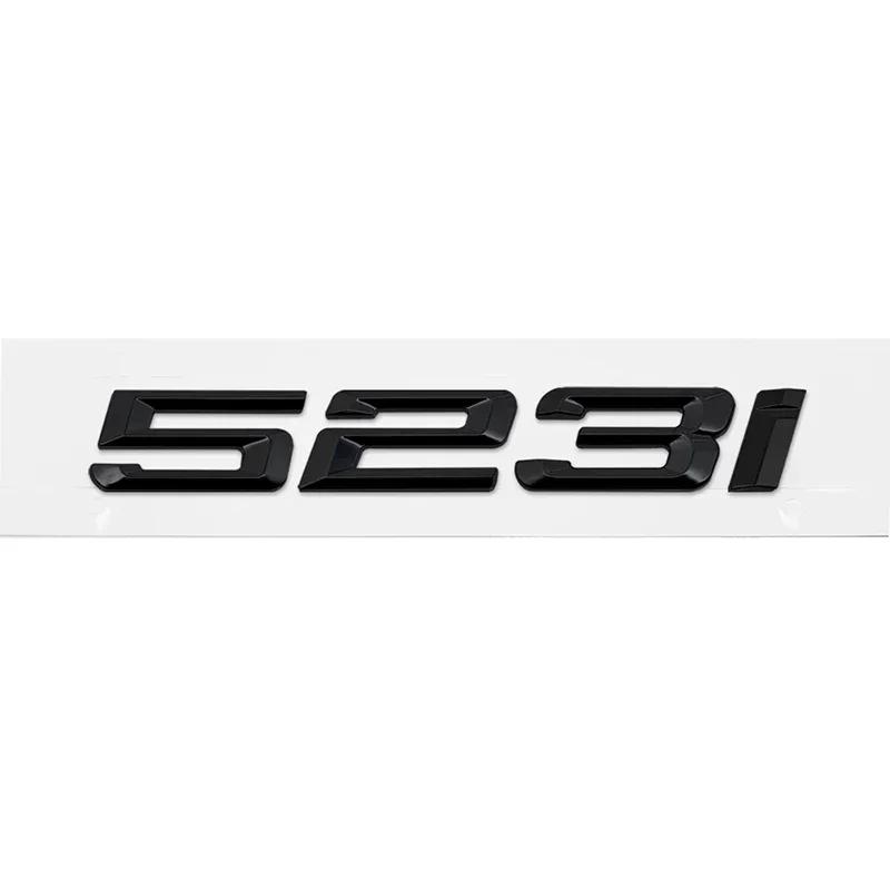 ABS Car Rear Trunk Letters Logo Badge Emblem Sticker For BMW 5 Series 520i 525i 528i 530i 535i 540i 523i E39 E60 E61 F10 F11 G30