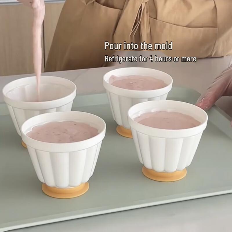 Pudding Silicone Mold 4-Piece Set
