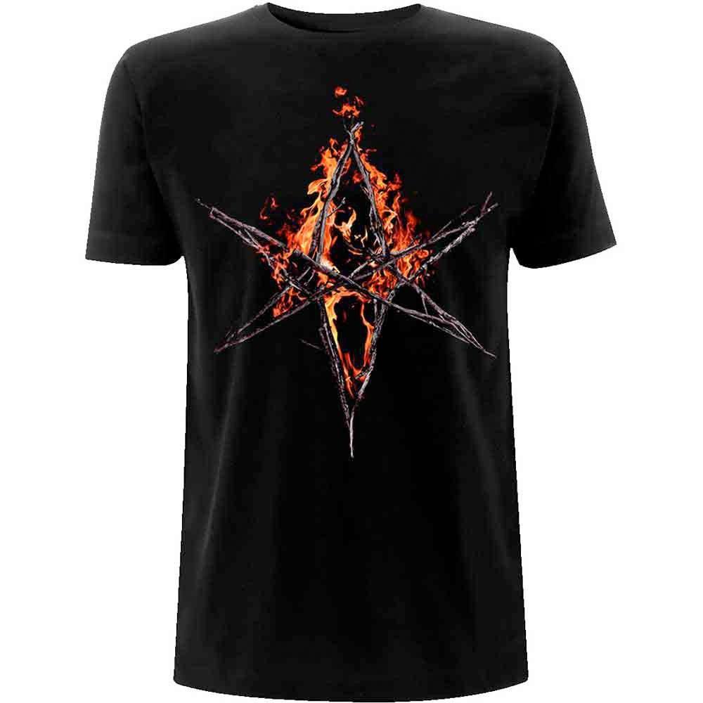 Bring Me The Horizon - Flaming Hex - Black t-shirt S