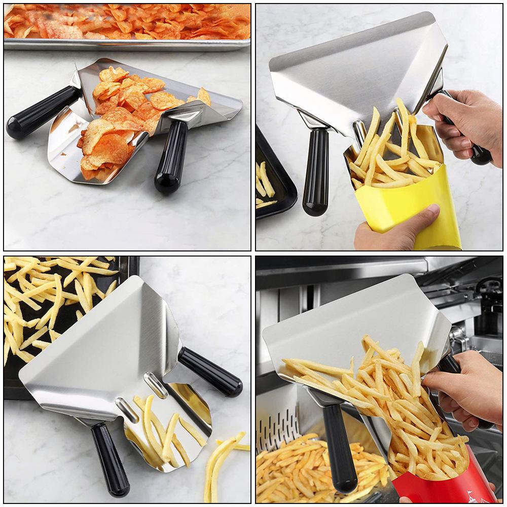 Food Kitchen Utensils Home Desserts French Fries Shovel Chip Scoop Snacks Scooper Packaging Tool